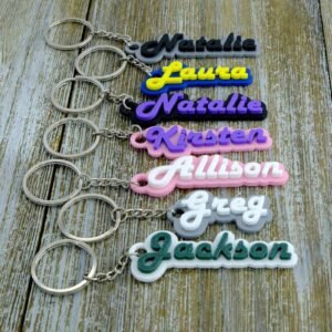 Personalized 3D Key Chain Key Holders