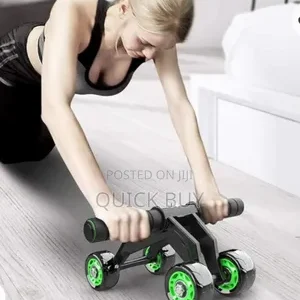 Upgraded Ab Roller 4 Wheel Abdominal Carver Ab Exerciser