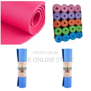 Extra Thick 8MM Non Slip Moisture Resist Exercise Mat- Blue