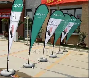 Flags and Teardrop Banners