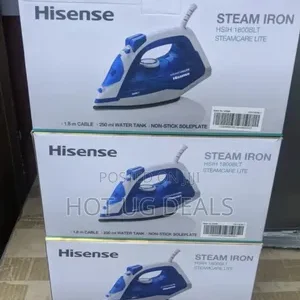 Hisense Steam Flat Iron 1800w 250 Ml- White 3 Yr Warranty