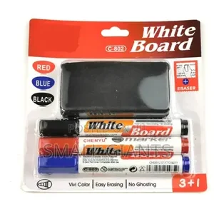 Ms Whiteboard Set of a Duster and 3 Markers Value Pack