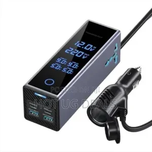 Powerology 2ac Universal 300w Socket Car Power Inverter Pd 36w