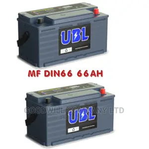 Maintenance Free DIN66 66ah UBL Car Battery