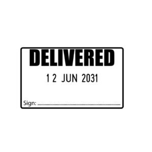 Delivered Date Stamp